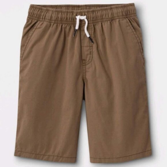 Cat & Jack™ - Boys' Pull-On Woven Shorts - Size: M (8/10) Dark Khaki - Picture 3 of 13